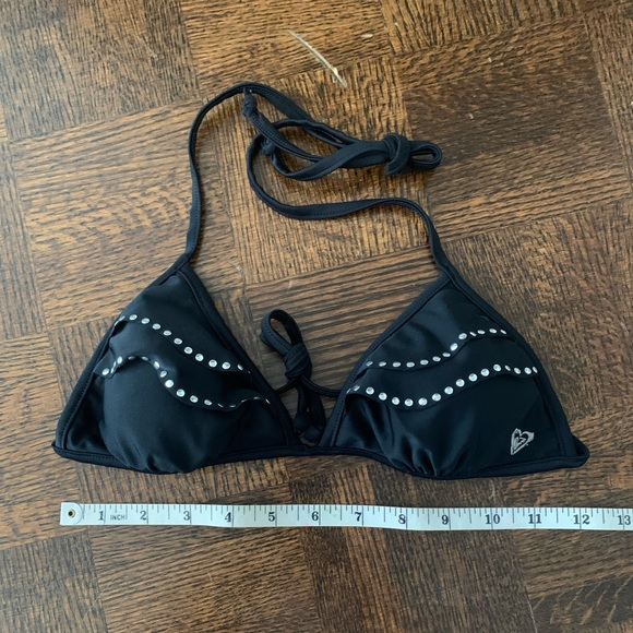 Roxy Black Bikini with silver studs - Picture 3 of 5